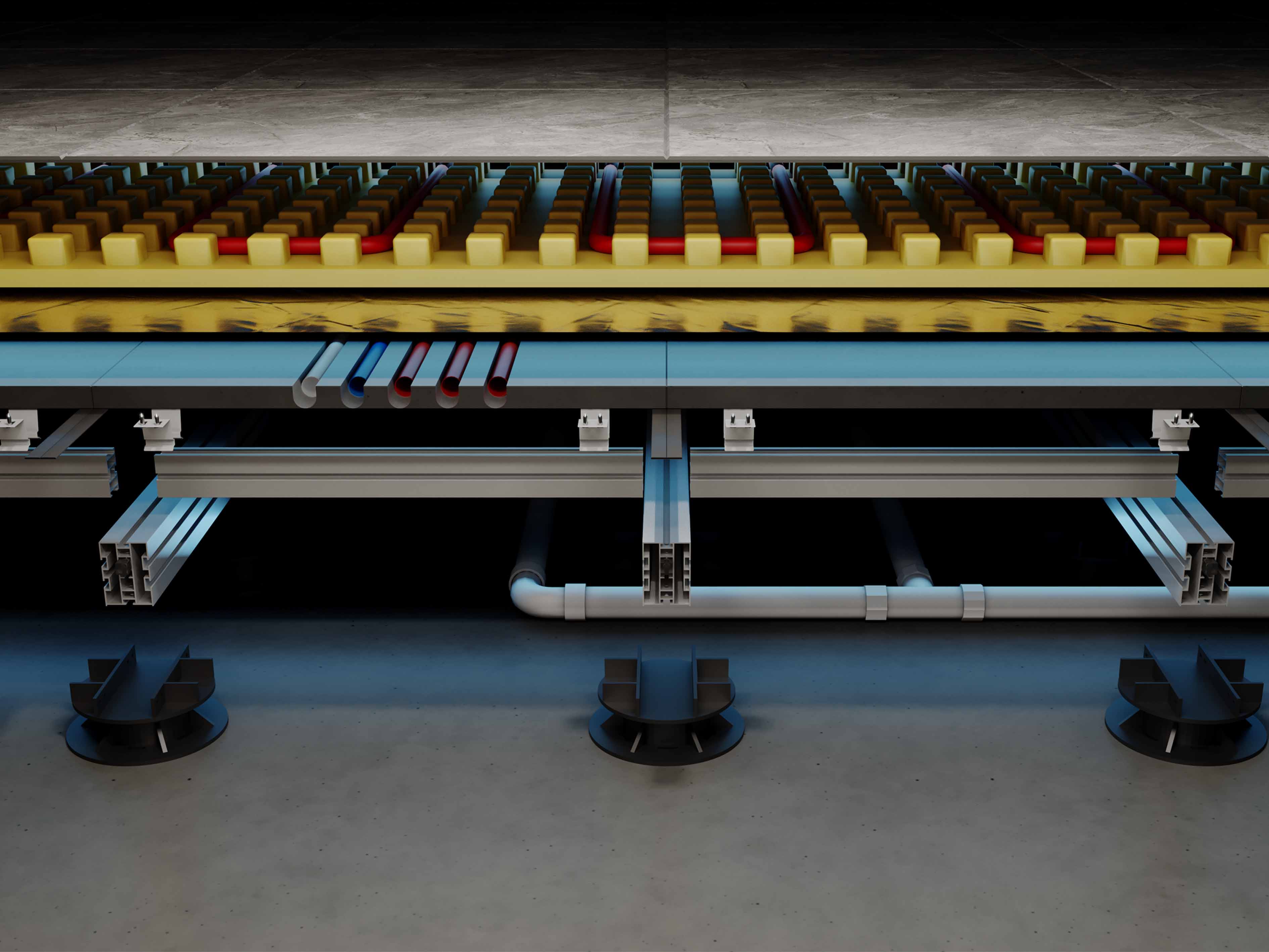 BUS架空式地面系統(tǒng)效果