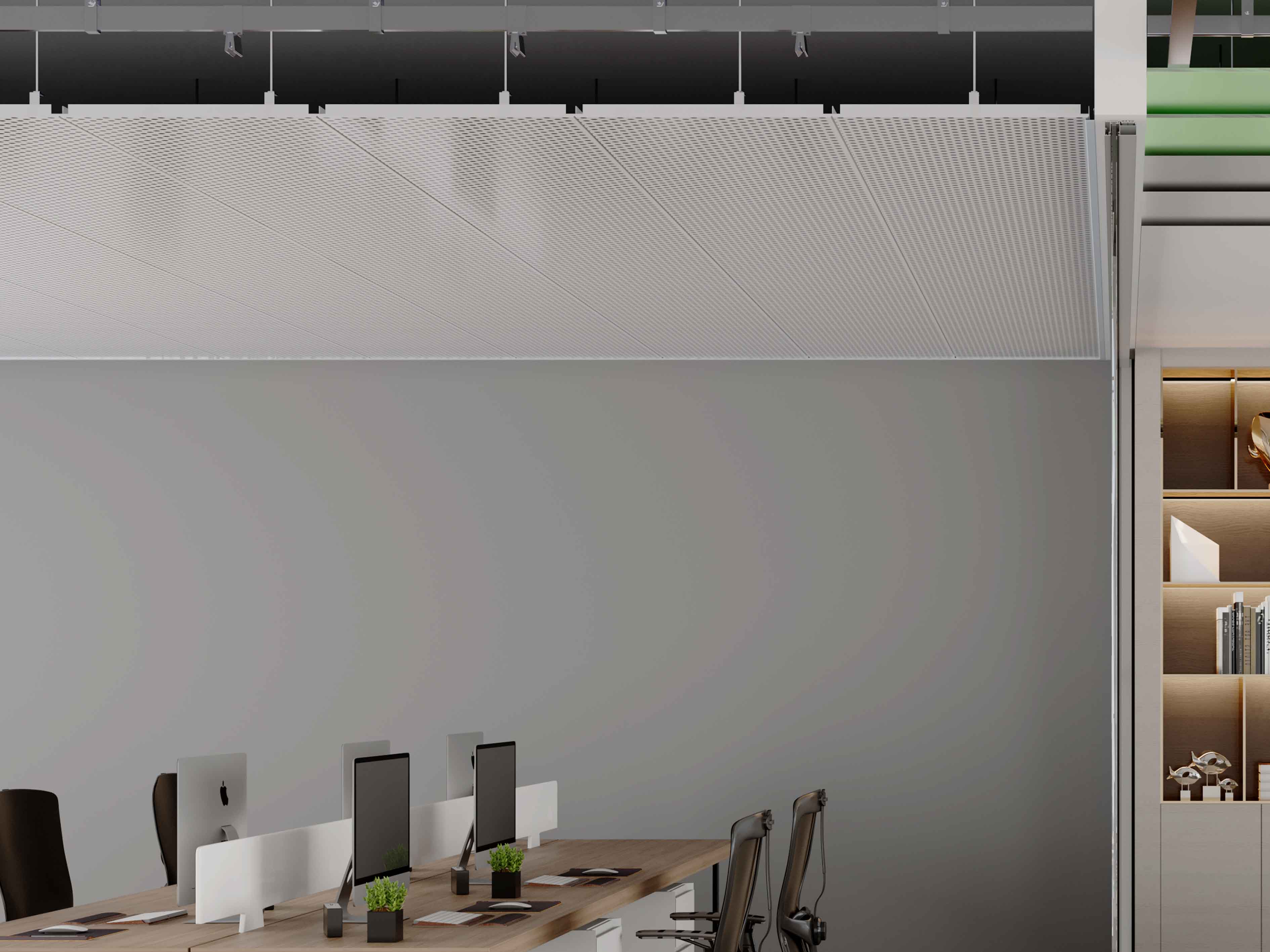 辦公空間鋁扣板吊頂